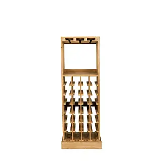 HOMCOM Casier à vin design industriel étagère à bouteilles 9 bouteilles  support verres à vin intégré métal noir aspect vieux bois veinage pas cher  