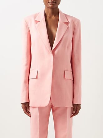 Liu Jo Cotton Suit Jacket in Pastel Pink Womens Clothing Suits Trouser suits Pink 