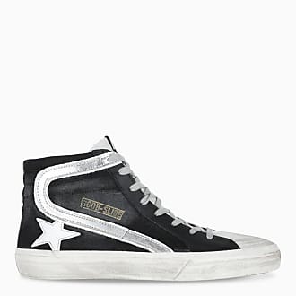 golden goose black high top with studs