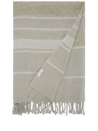Brunello Cucinelli frayed-edge rectangle-shape scarf - Grey