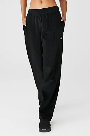 Alo Yoga | Velour Baller Pants in Black, Size: Medium