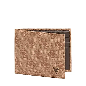 Guess Mens Textured Bi-Fold Passcase Wallet