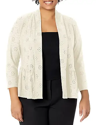 Kasper Womens Petites Cuffed 3/4 Sleeve Open-Front Blazer : :  Clothing, Shoes & Accessories