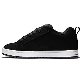 DC Mens Court Graffik Casual Skate Shoes, Black Camouflage, 10.5