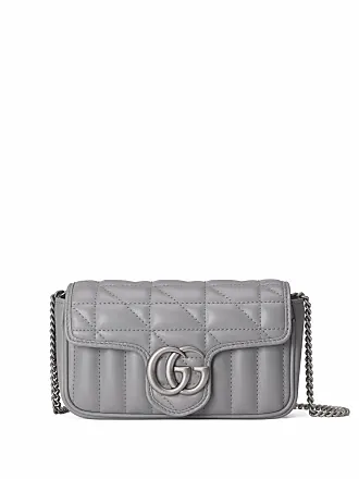 Gucci Embossed GG Leather Waist Bag Taupe