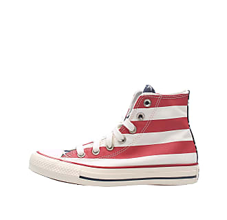 Converse Chuck Taylor High Archive Prints - American, Red - 8.5 UK