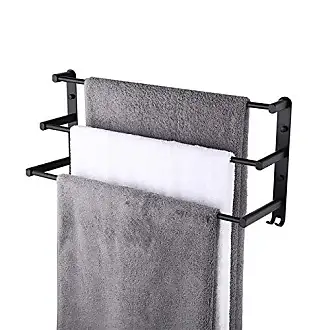 Generic Porte-serviettes salle de bain mural en acier inoxydable à