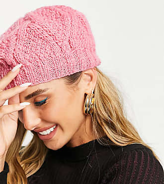 Damenmütze mit Kunststoffpommel neue Mädchen Farbe pink ONE SIZE