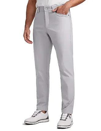 CRZ YOGA Mens Work Slim Fit All-Day Comfort Golf Pants 5 Pockets 32