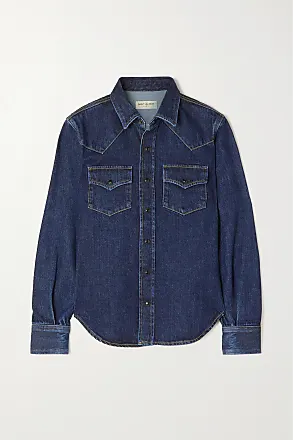 Sale - Women's Saint Laurent Denim Blouses ideas: up to −66