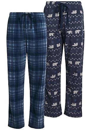 SMALL NWT Mens LUCKY BRAND Navy Blue Cotton Flannel Pajama Pants 
