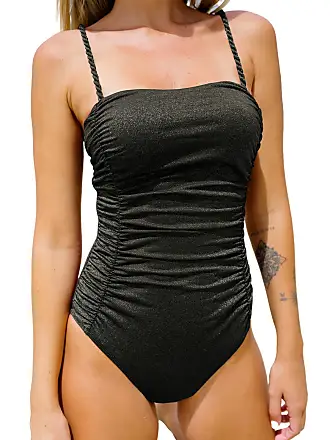 CUPSHE Women One Piece Swimsuit V Neck Tummy Control Low Back