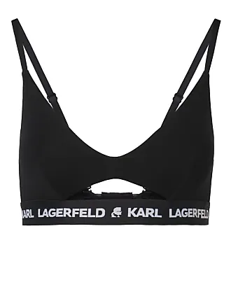 Karl Lagerfeld Keyhole Lace Bralette - Farfetch