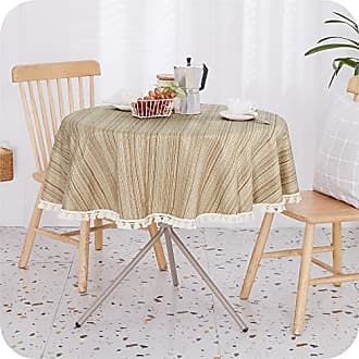 + 4pcs Tischset Kunststoff Tischdecke Rechteckig Baumwolle Tischdecke Grün Abwaschbar 140x240 Elegante Tischdecke Leinen für Home Küche Speisetisch Dekoration