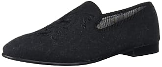 Tallia Men Black Exotic Pyramid Spike Flashy Loafers Shoes 9.5