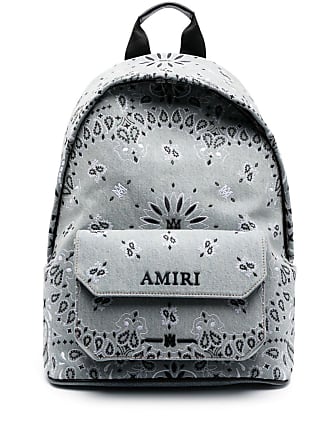 Amiri Men's Logo Jacquard Denim Backpack