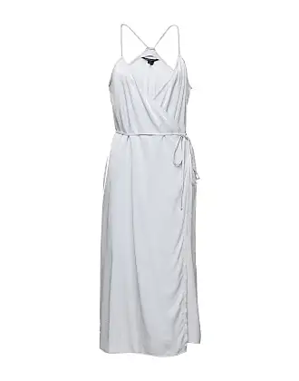 Leoom - Long-Sleeve T-Shirt / Spaghetti Strap Floral Print Midi A-Line Dress