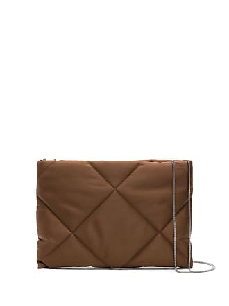 Brunello Cucinelli - Torba Peat Suede Flap Crossbody Bag