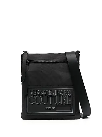 Versace Jeans Couture Logo Crossbody Bag, Black+White, One Size