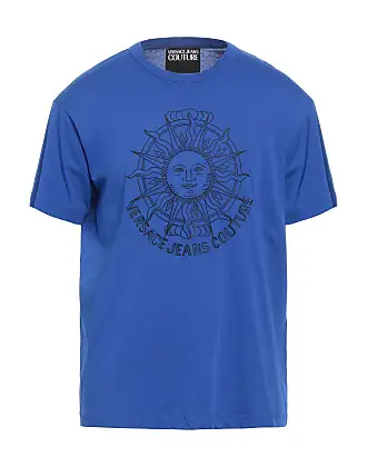 Mens Versace blue Logo Print Swim T-Shirt