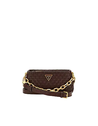 GUESS Mocha Logo Katey Luxury Women Handbag