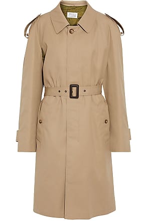 collusion unisex oversized belted trench in sand