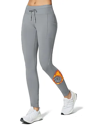  BALEAF Womens Hiking Leggings Water Resistant Pants Fleece  Lined Thermal Warm Winter Waterproof Yoga Pants