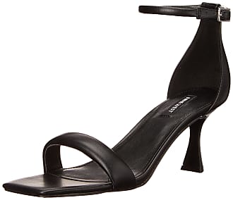 Nine West Nine West Womens PAXX Heeled Sandal, Black, 10