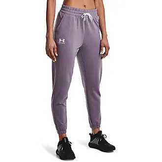 Buy Under Armour Women's HeatGear Armour Branded Leggings , Purple Switch  (570)/Victory Blue , Medium at