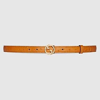 Gucci Pre-owned Women's Synthetic Fibers Belt - Brown - One Size