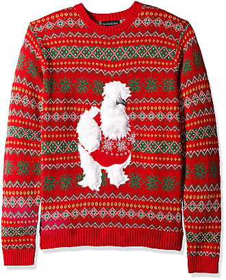 Knit Christmas Sweater - Red - Men