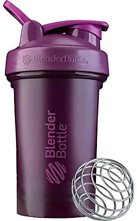 BlenderBottle Classic V2 Shaker Bottle Perfect for Protein Shakes and Pre  Workout, 20-Ounce (3-Pack) Red, Green, and Plum