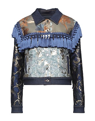 Mode Vestes Vestes en jean Dolce & Gabbana Veste en jean bleu style d\u00e9contract\u00e9 
