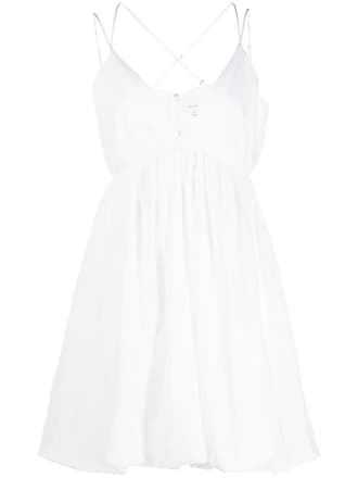 Cinq à Sept Effie puffball mini dress - women - Spandex/Elastane/Cotton/Nylon - 10 - White