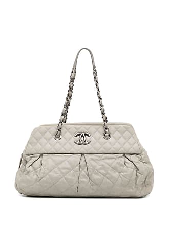 Chanel Pre-owned 2021 Mini CC Diamond-Quilted Bowling Bag - Black