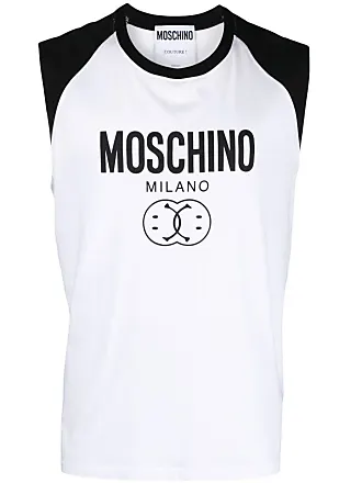 Men's White Moschino Printed T-Shirts: 92 Items in Stock