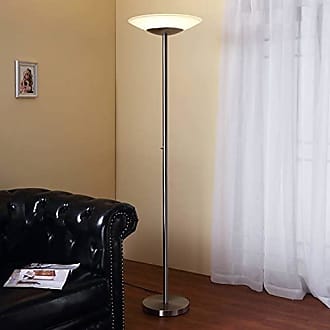 Luxus LED Steh Lampe Glas Ess Zimmer Beleuchtung Decken Fluter Stand Leuchte 
