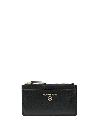 Michael Kors Jet Set Travel Small Top Zip Coin Pouch with ID Holder in  Saffiano Leather (Black with Gold Hardware) at  Women's Clothing store