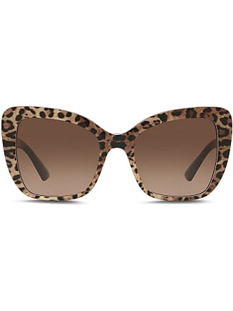 Dolce & Gabbana Eyewear Dolce Embellished Crystal Pilot Sunglasses -  Farfetch