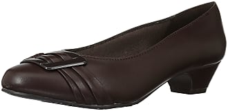 Soft Style by Hush Puppies Womens Pleats Be with You Dress Pump, Dark Brown, 6.5 3E US