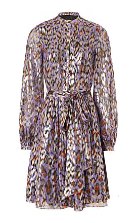 Temperley London Colette Print Mini Dress Violet Mix Uk14 Us10