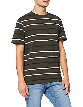 Blend Efkin Herren T-Shirt Kurzarm Shirt mit Streifen und Rundhalsausschnitt