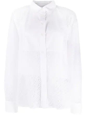 Tommy Hilfiger Organic Cotton Lace Inset Blouse White