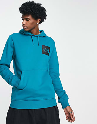 light blue north face hoodie