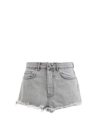 Matchesfashion Damen Kleidung Hosen & Jeans Kurze Hosen Shorts Fold Raw-hem Denim Shorts 