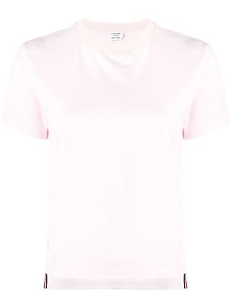 Thom Browne - Cotton Crepe Jersey Round Collar Polo - 40 - White - Female