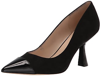 Nine West Womens Hippa2 Pump, Black Suede, 6