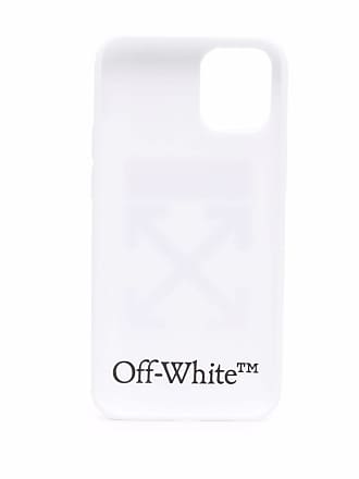 Off-white Jitney Logo-embellished Pvc Airpods Pro Case In Black White
