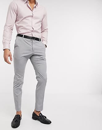 Uomo Pantaloni da Abito Completo Pantaloni Slim Fit Elegante Perfetto per Business/Festa/Cerimonia 