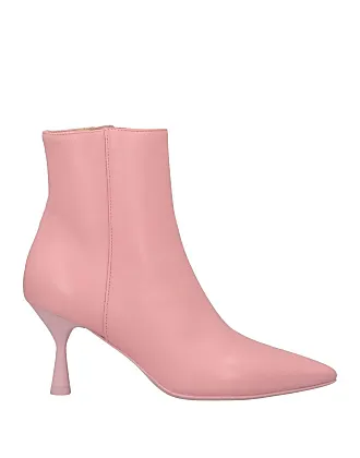 Pink kitten heel ankle on sale boots